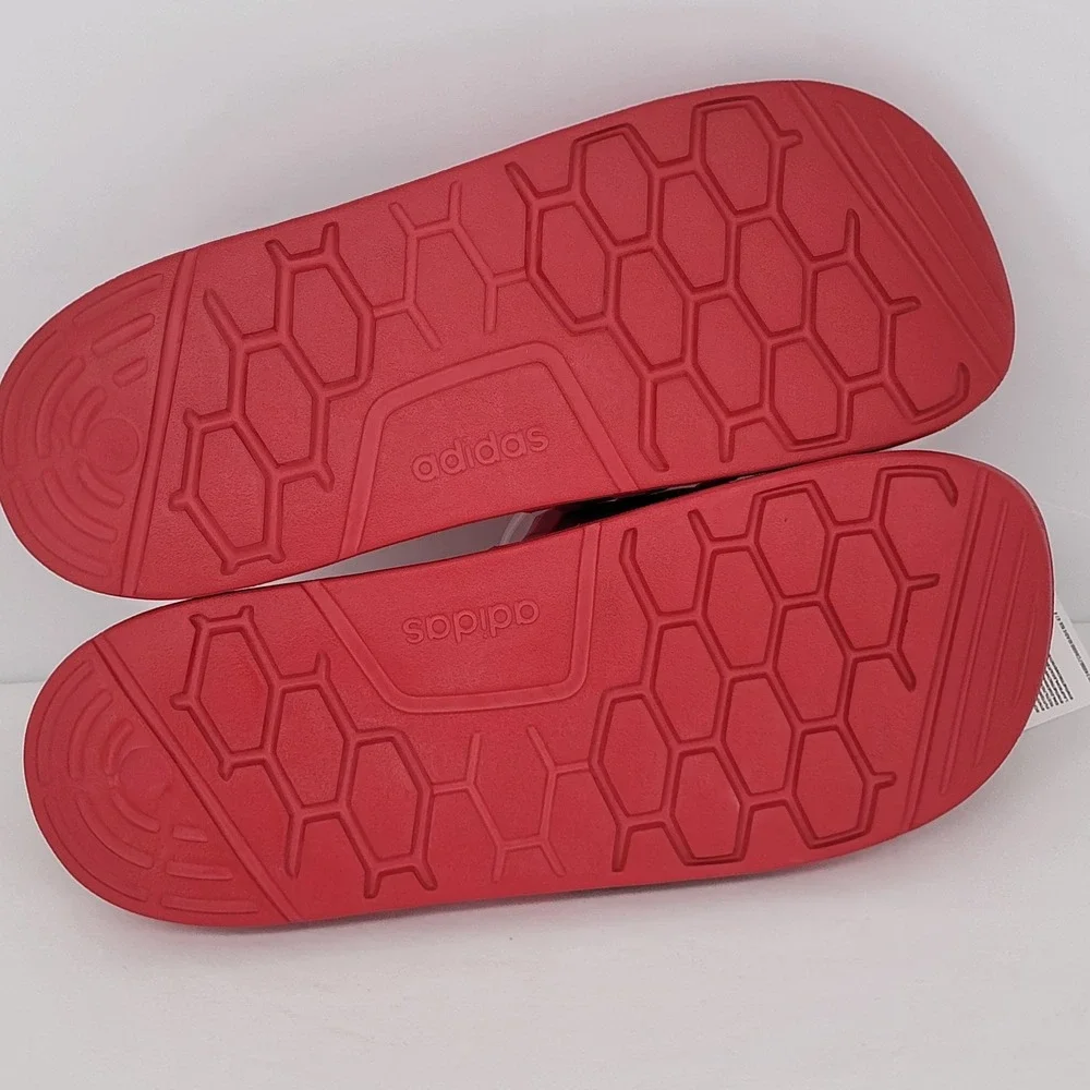 Adidas Racer TR Slide Red Cloudfoam Athletic Sandals Mens 10 Womens 11
